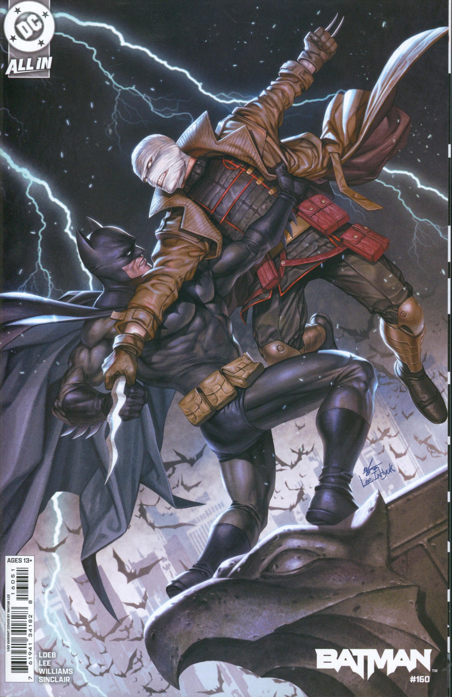 Batman #160 Cover H 1 in 50 Inhyuk Lee Card Stock Variant