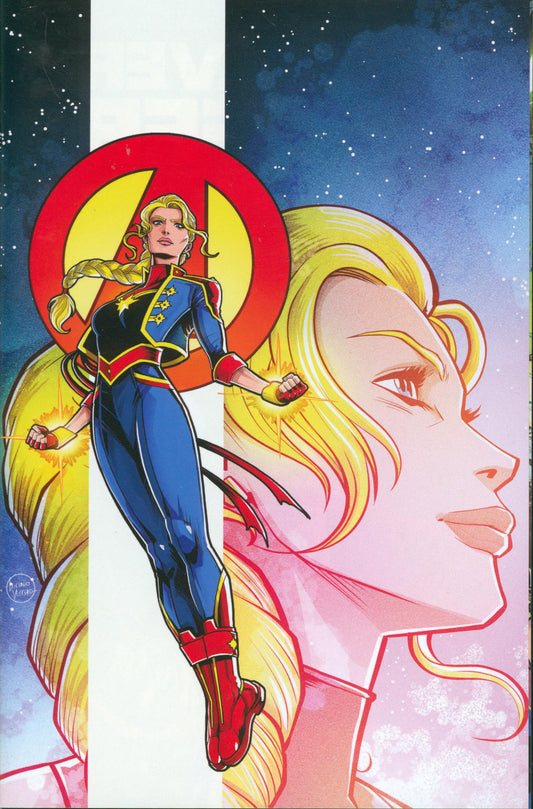 Avengers #25 Luciano Vecchio Captain Marvel Full Art Variant [Doom] 1/50