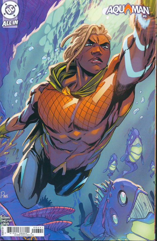 Aquaman #6 Cover E 1 in 25 Paris Alleyne Card Stock Variant