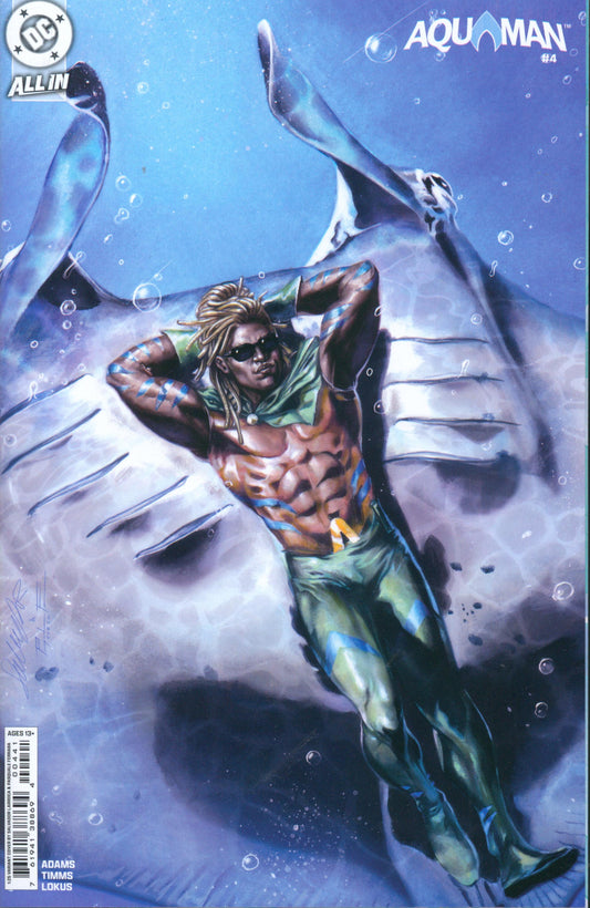 Aquaman #4 Cover E 1 in 25 Salvador Larroca Card Stock Variant
