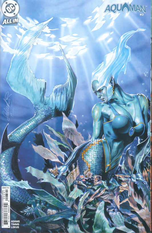 Aquaman #3 Cover F 1 in 25 Salvador Larroca Card Stock Variant