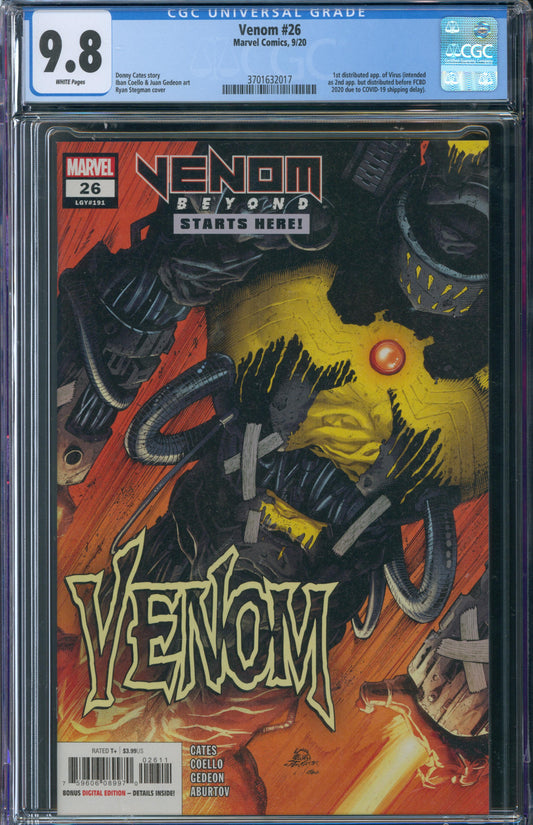 Venom #26 CGC 9.8 - 2020