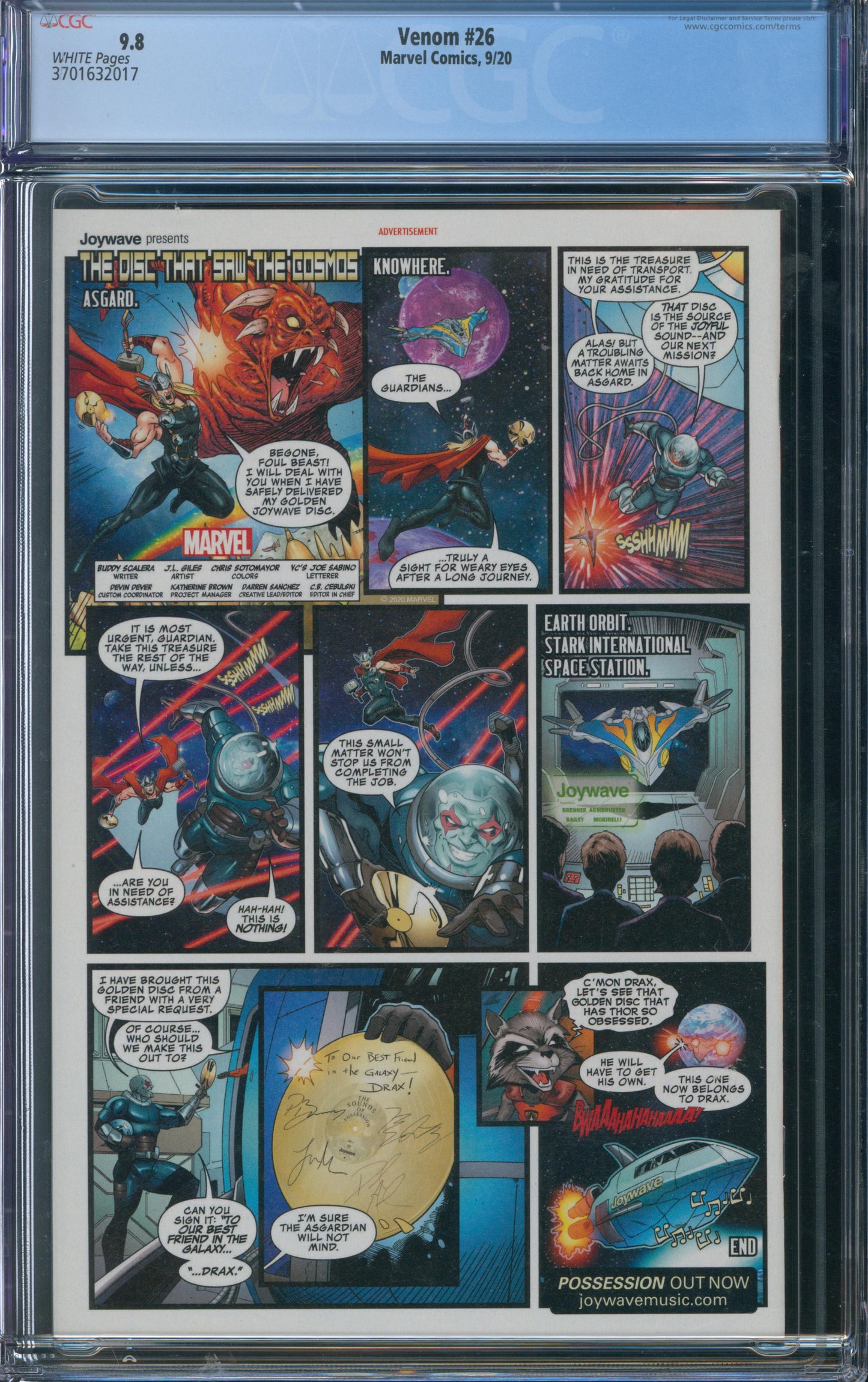 Venom #26 CGC 9.8 - 2020