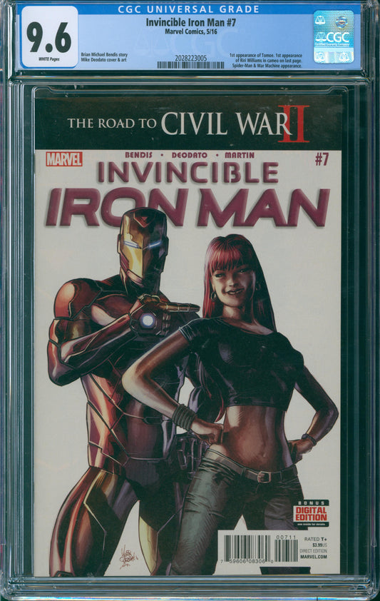 Invincible Iron Man #7 CGC 9.6 - 1st Appearance of Tomoe
