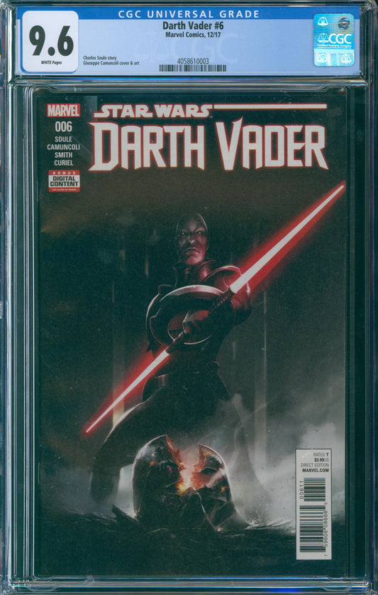 Darth Vader #6 CGC 9.6 - 2017 (A)