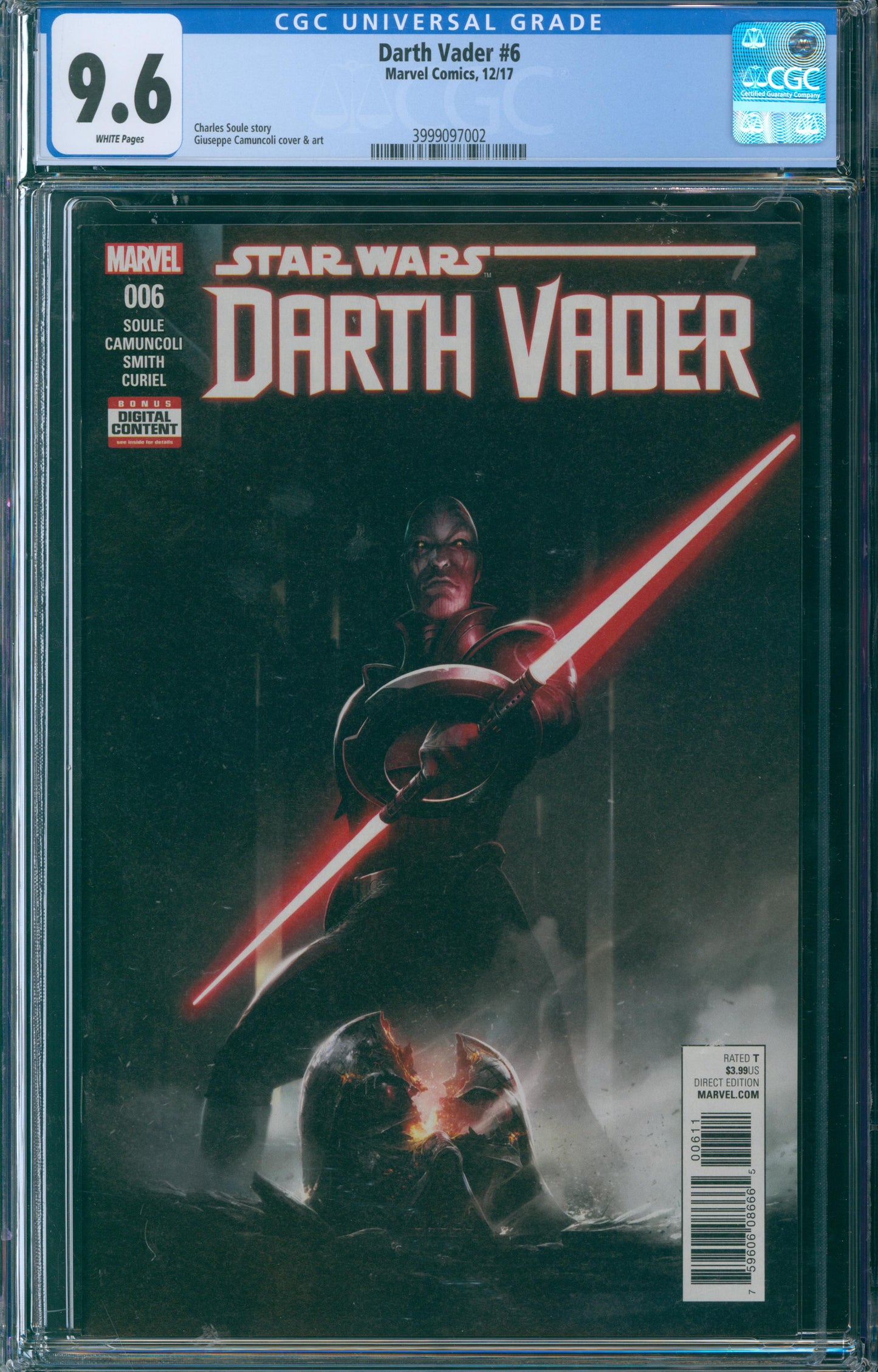 Darth Vader #6 CGC 9.6 - 2017 (B)