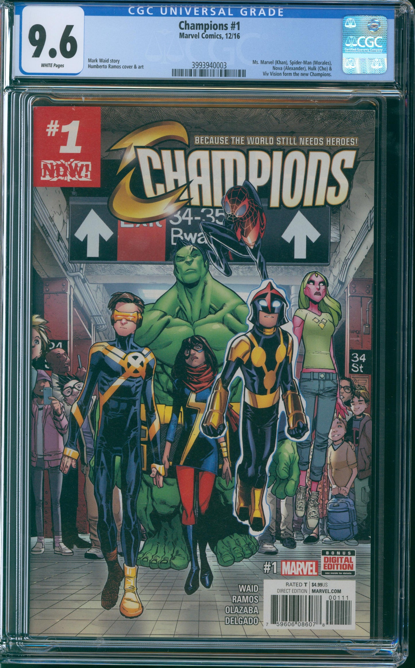 Champions #1 CGC 9.6 - 2016