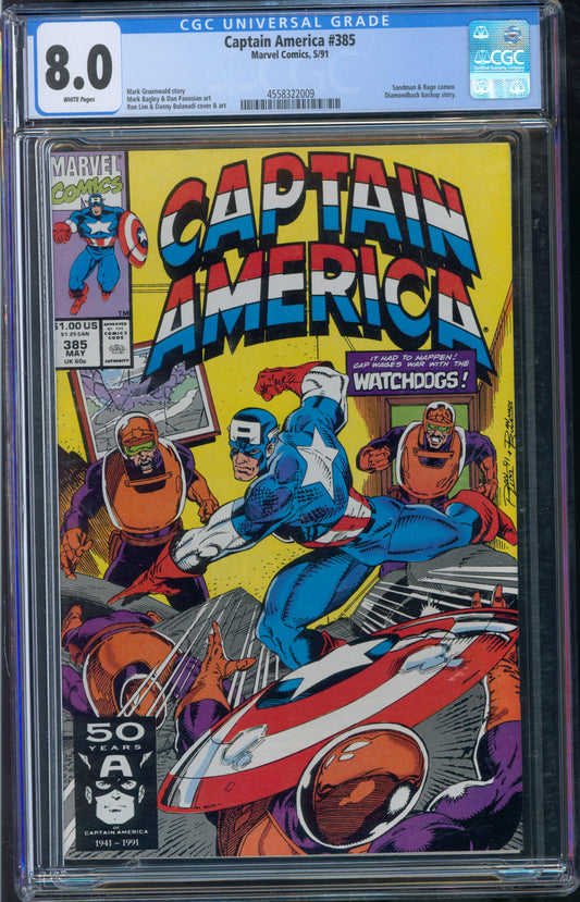 Captain America #385 CGC 8.0