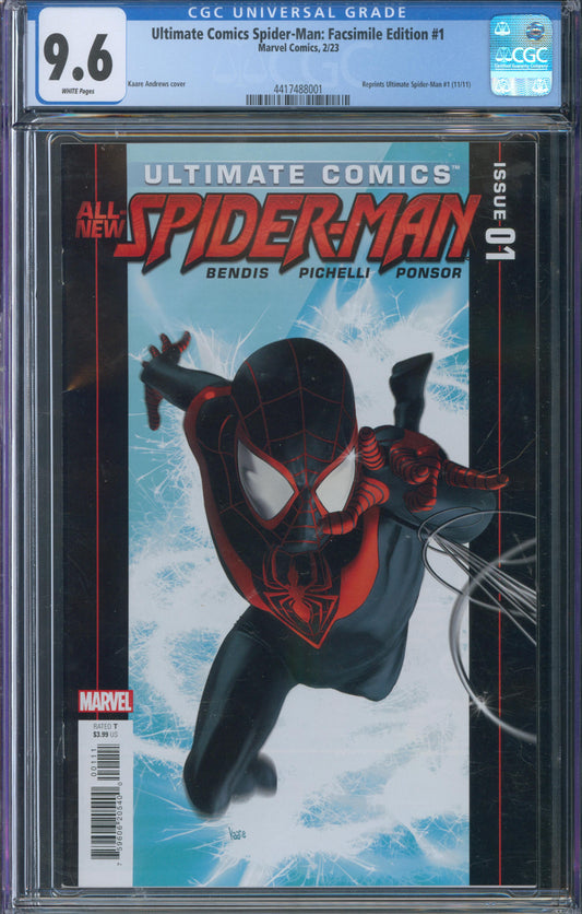 Ultimate Comics Spider-Man: Facsimile Edition CGC 9.6