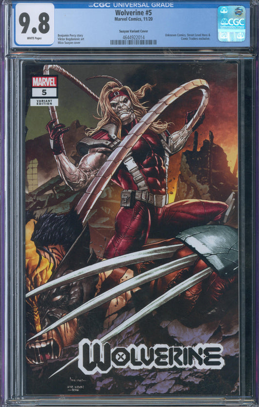 Wolverine #5 CGC 9.8 - Suayan Variant Cover