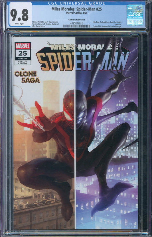Miles Morales: Spider-Man #25 CGC 9.8 - Garner Variant Cover