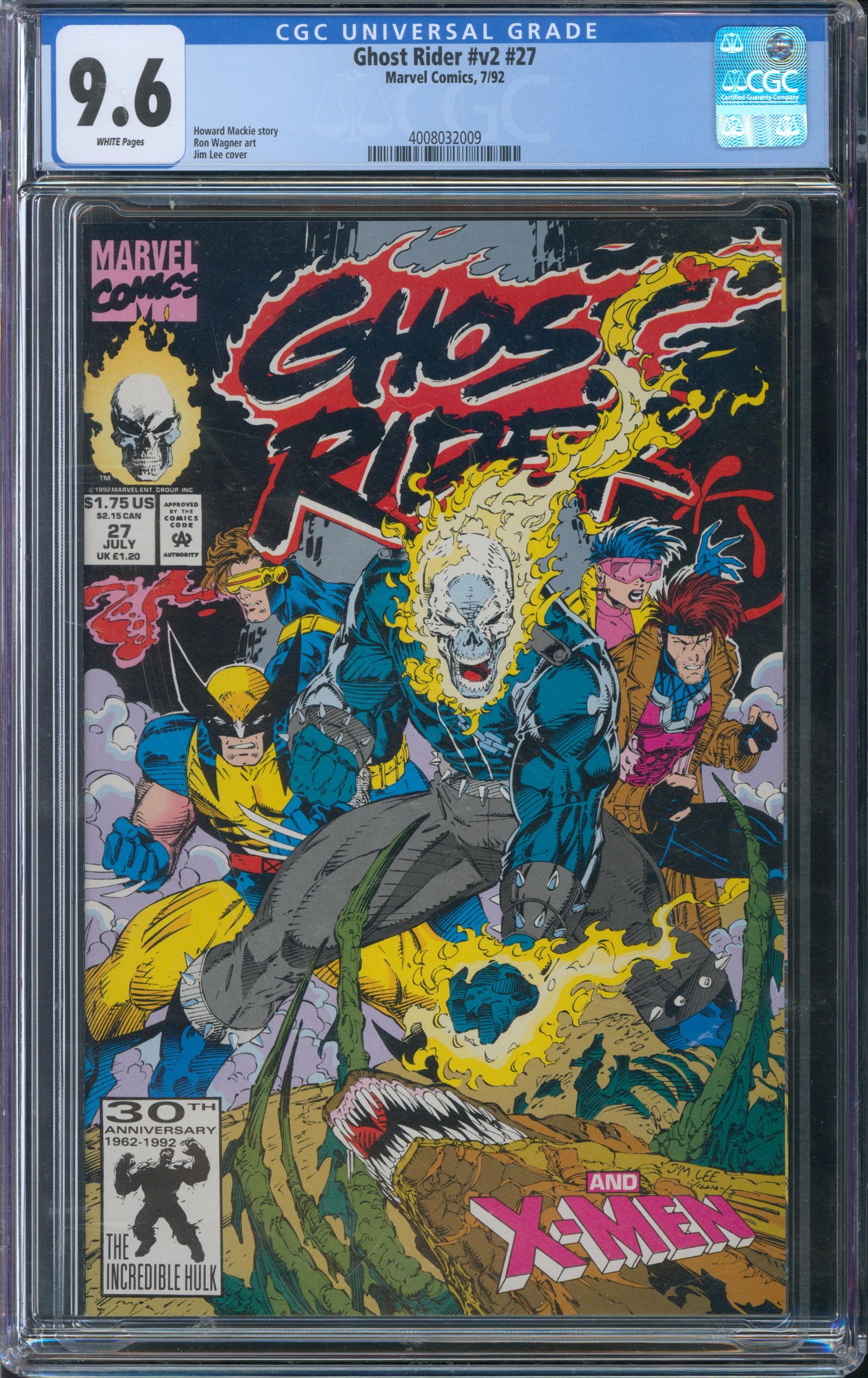 Ghost Rider v2 #27 CGC 9.6