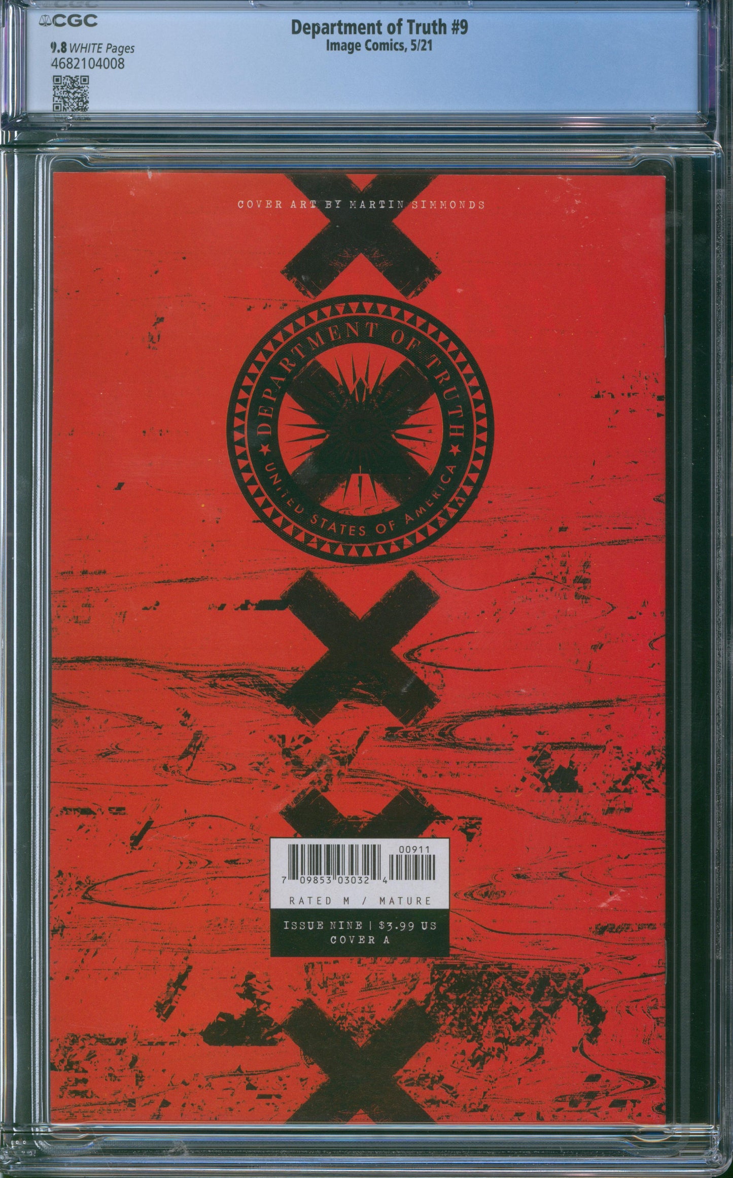 Department of Truth #9 CGC 9.8