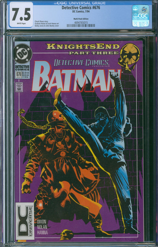 Detective Comics #676 CGC 7.5 - Multi-Pack Edition