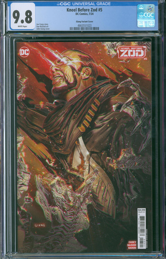 Kneel Before Zod #5 CGC 9.8 - Giang Variant Cover