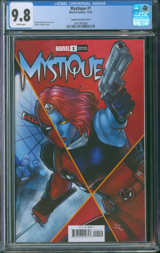 Mystique #1 CGC 9.8 - Yagawa Variant Cover B