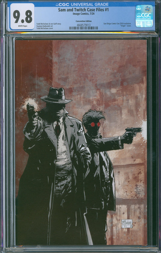 Sam and Twitch Case Files #1 CGC 9.8 - San Diego Comic-Con 2024 Exclusive Virgin Cover