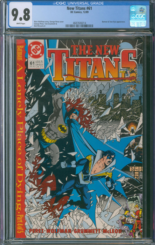New Titans #61 CGC 9.8