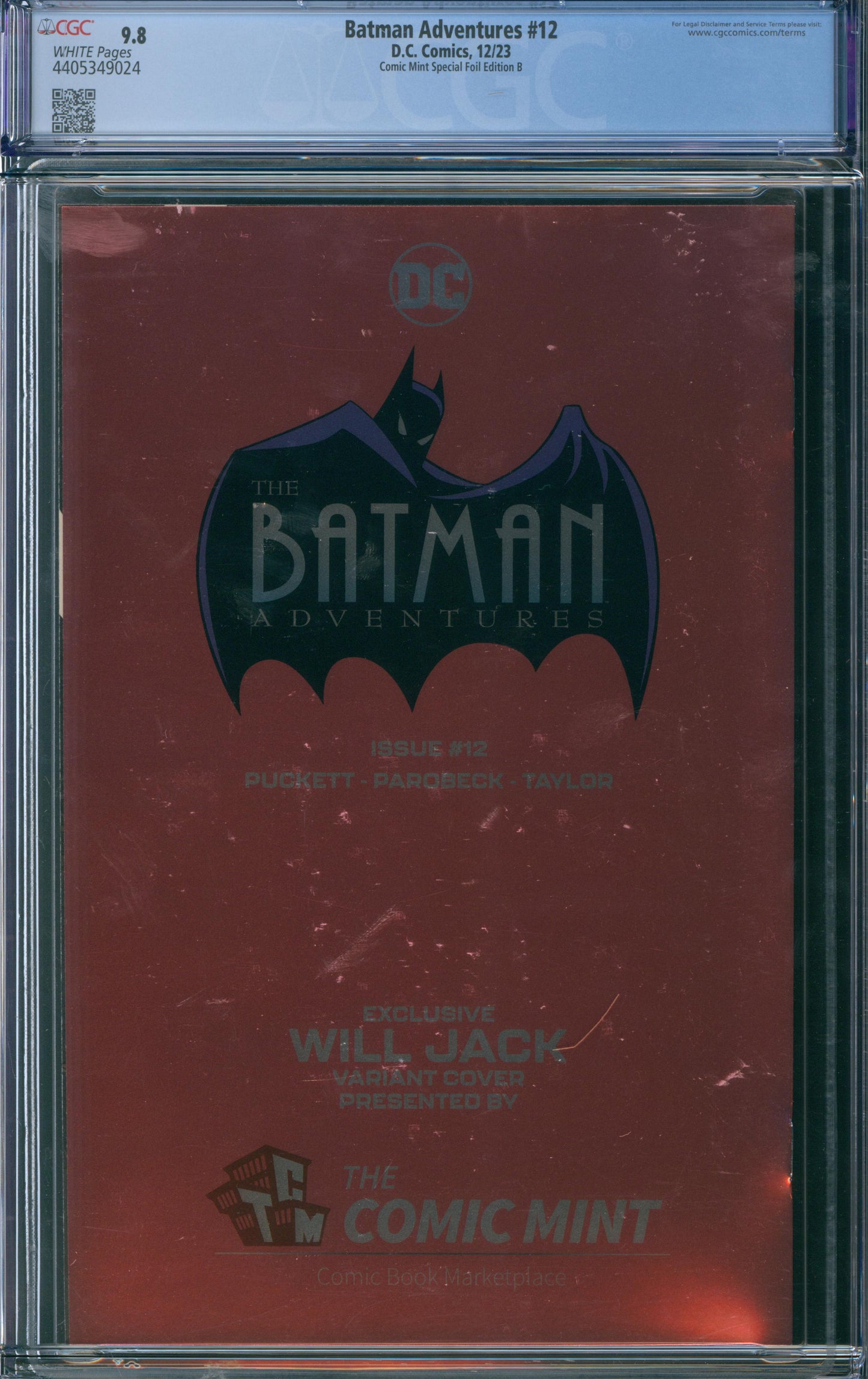 Batman Adventures #12 CGC 9.8 - Comic Mint Special Foil Edition B