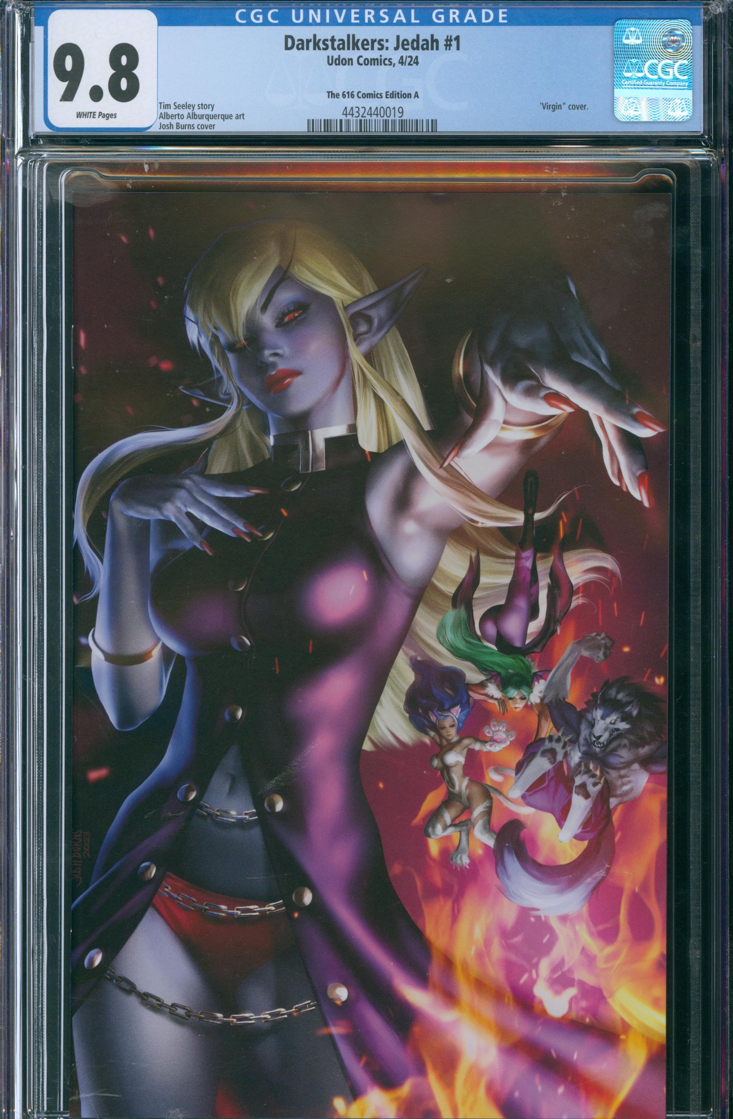 Darkstalkers: Jedah #1 CGC 9.8 - The 616 Comics Edition A