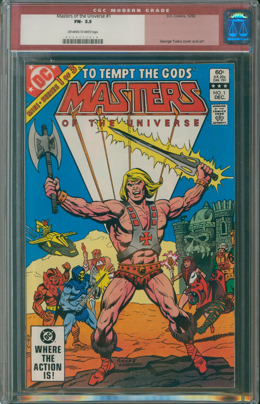 Masters of the Universe #1 CGC 5.5 - 1st full Comic Devoted To Masters of the Universe - 1982