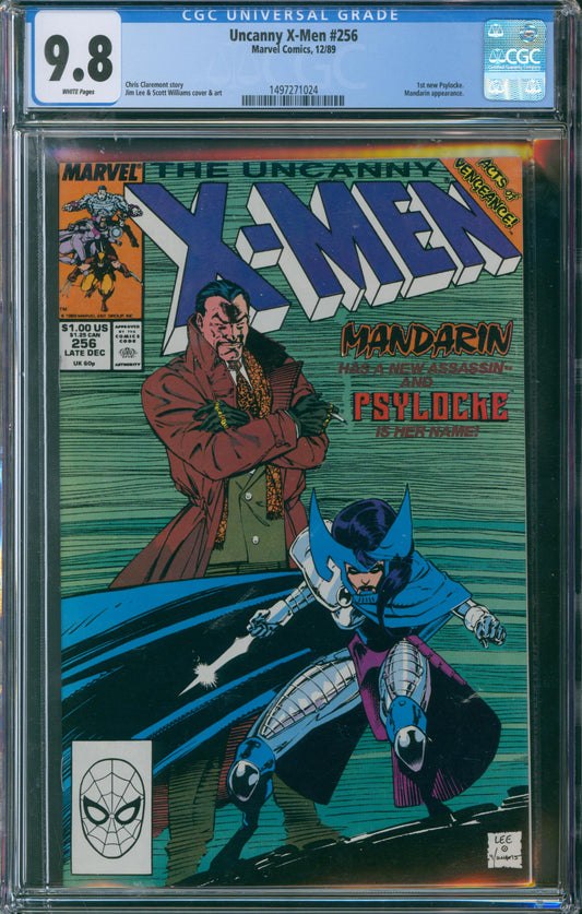 Uncanny X-Men #256 CGC 9.8 - 1st New Psylocke - 1989