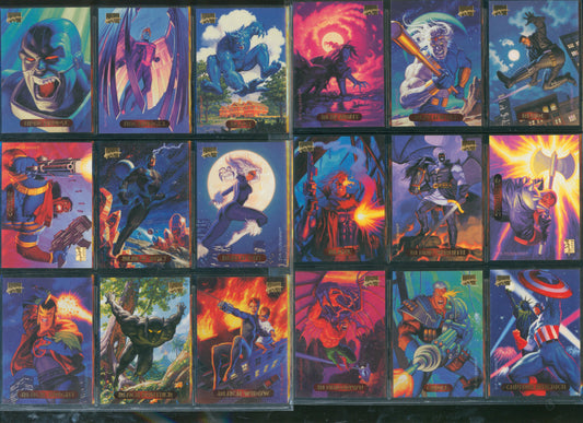 1994 Fleer Marvel Masterpieces Gold Signature Set – Complete Base + Holofoils WH