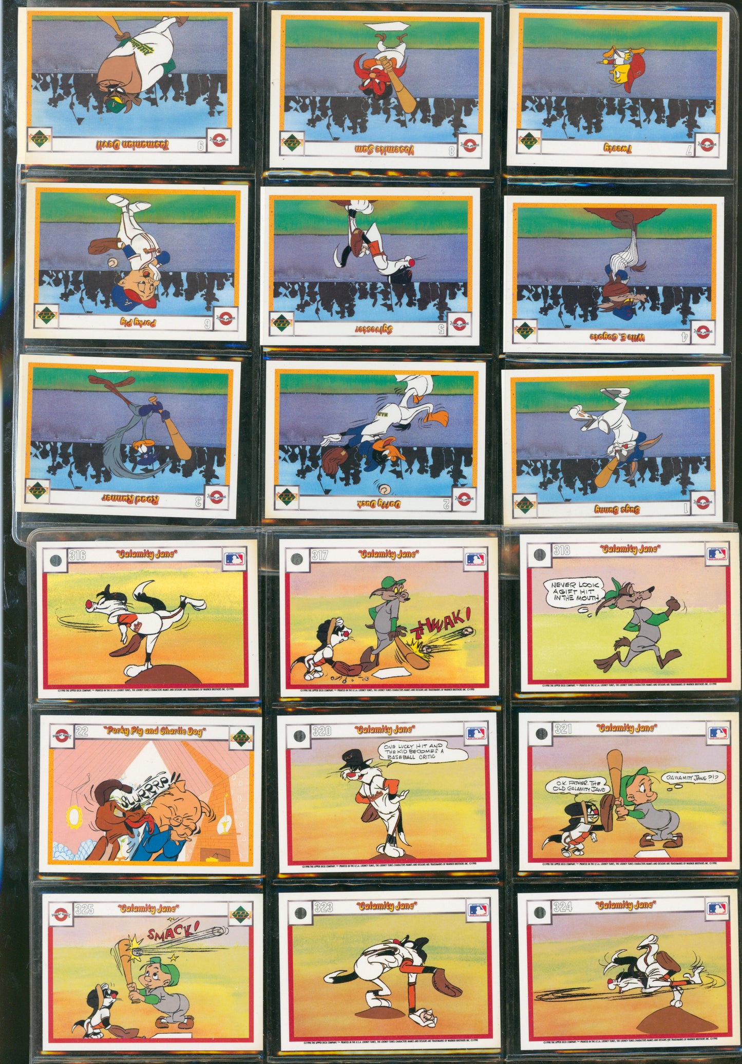 1990 Upper Deck Comic Ball Looney Tunes 297 Card Lot Chuck Jones