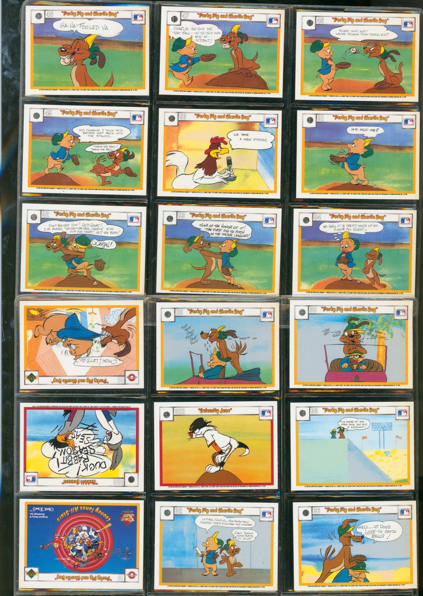 1990 Upper Deck Comic Ball Looney Tunes 297 Card Lot Chuck Jones