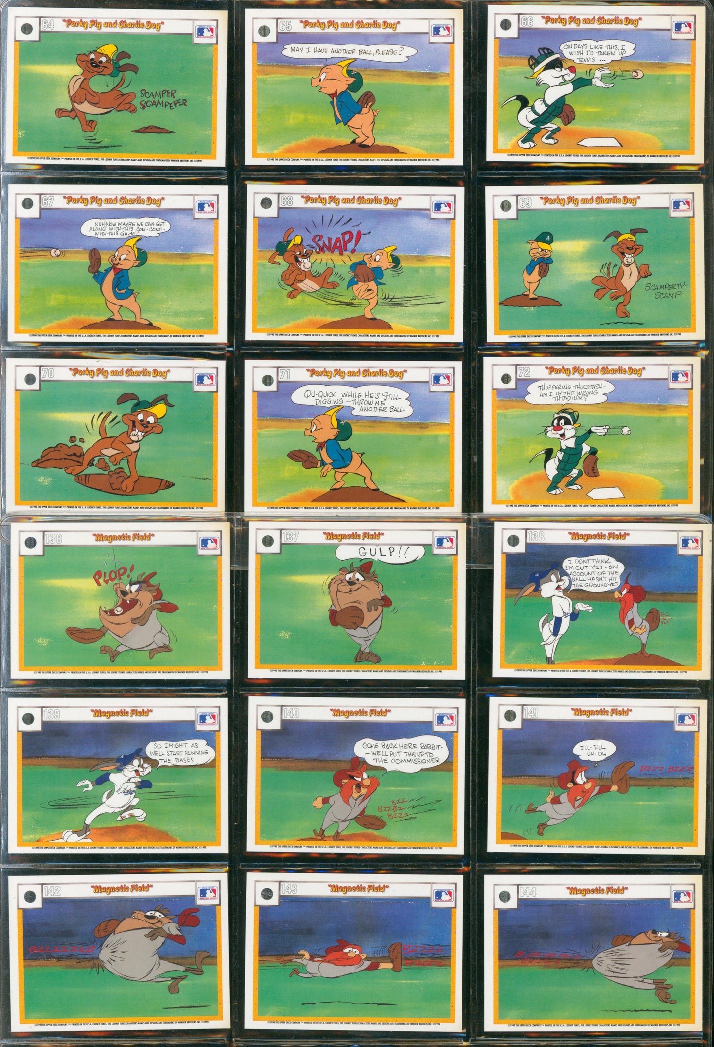 1990 Upper Deck Comic Ball Looney Tunes 297 Card Lot Chuck Jones