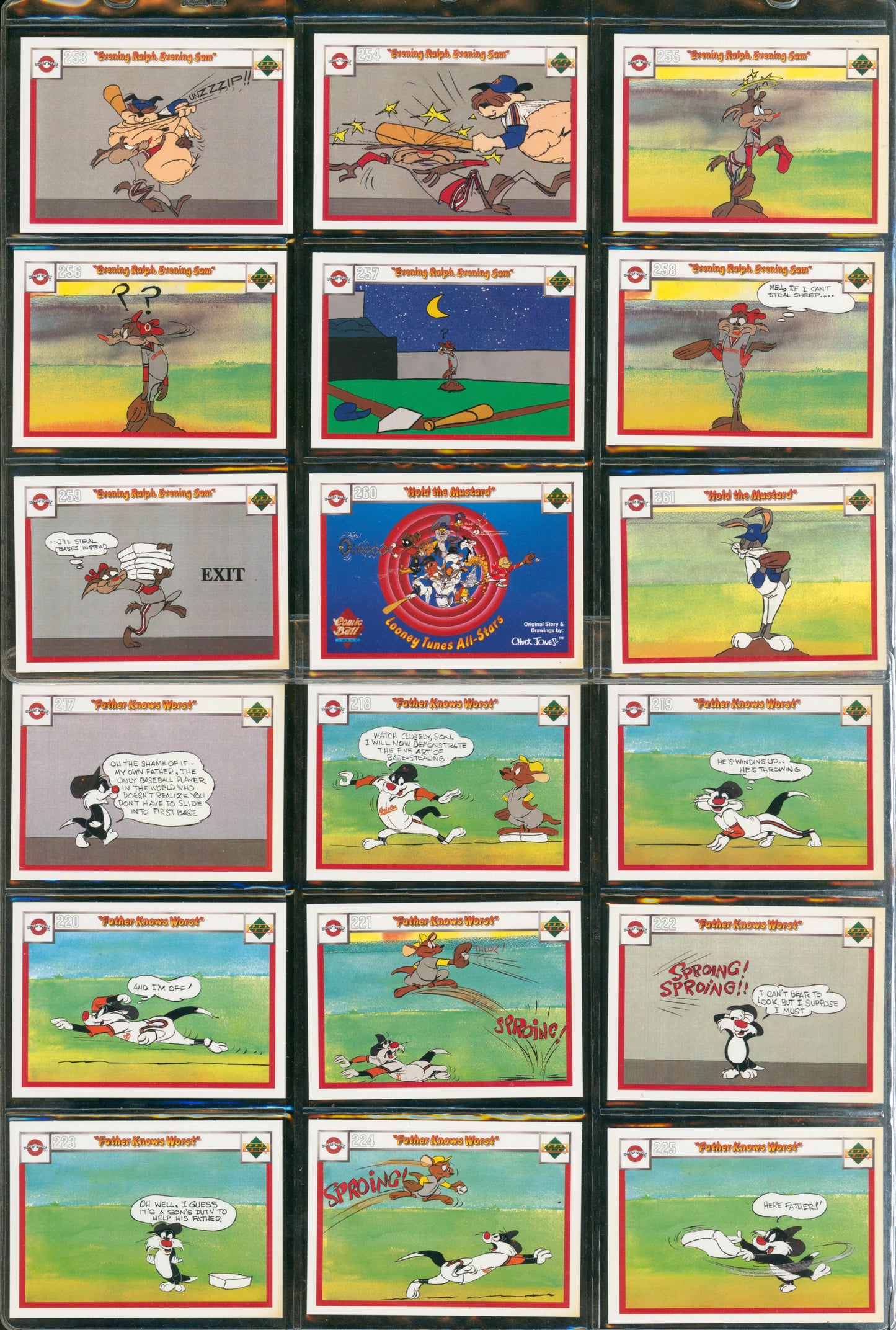 1990 Upper Deck Comic Ball Looney Tunes 297 Card Lot Chuck Jones