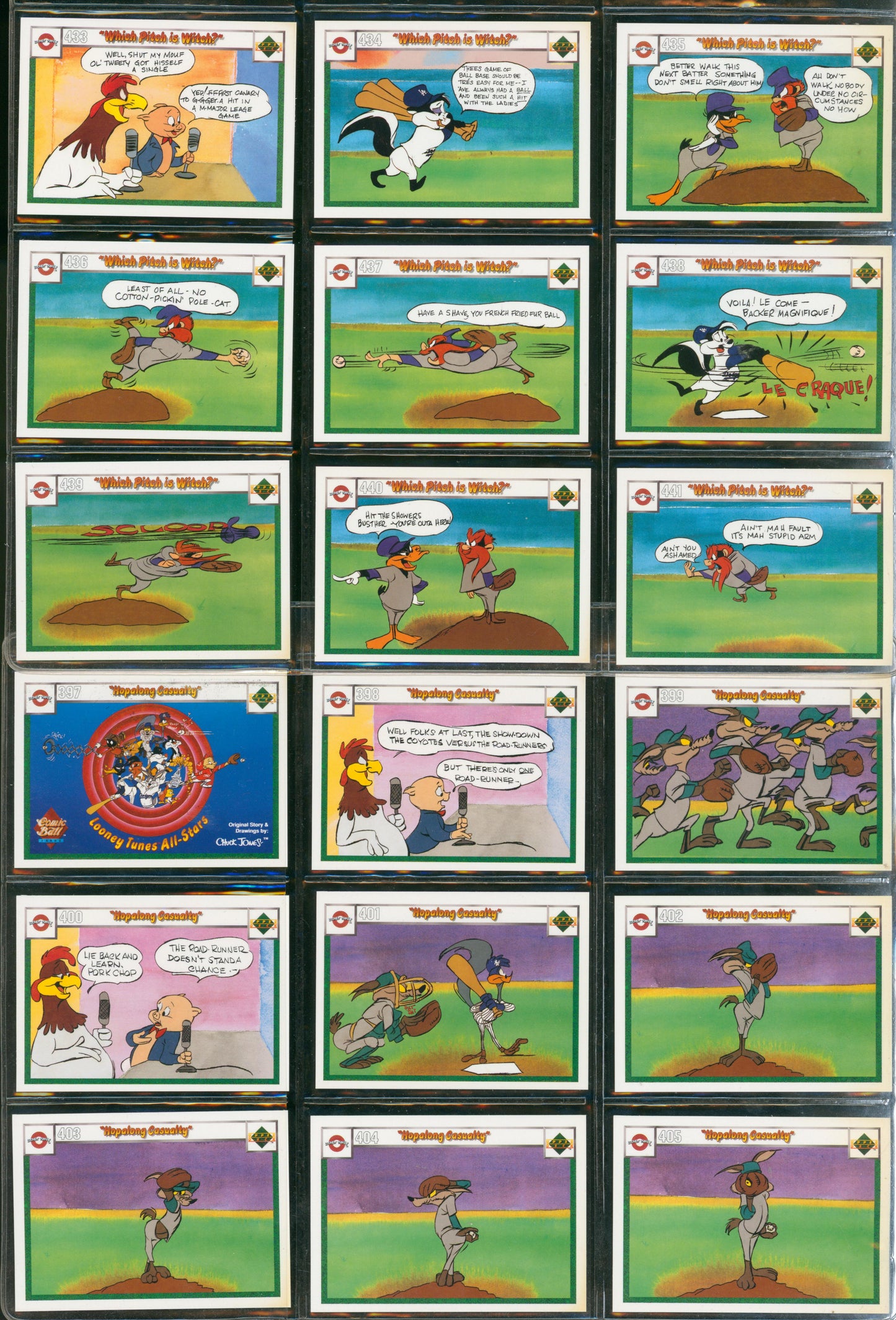 1990 Upper Deck Comic Ball Looney Tunes 297 Card Lot Chuck Jones