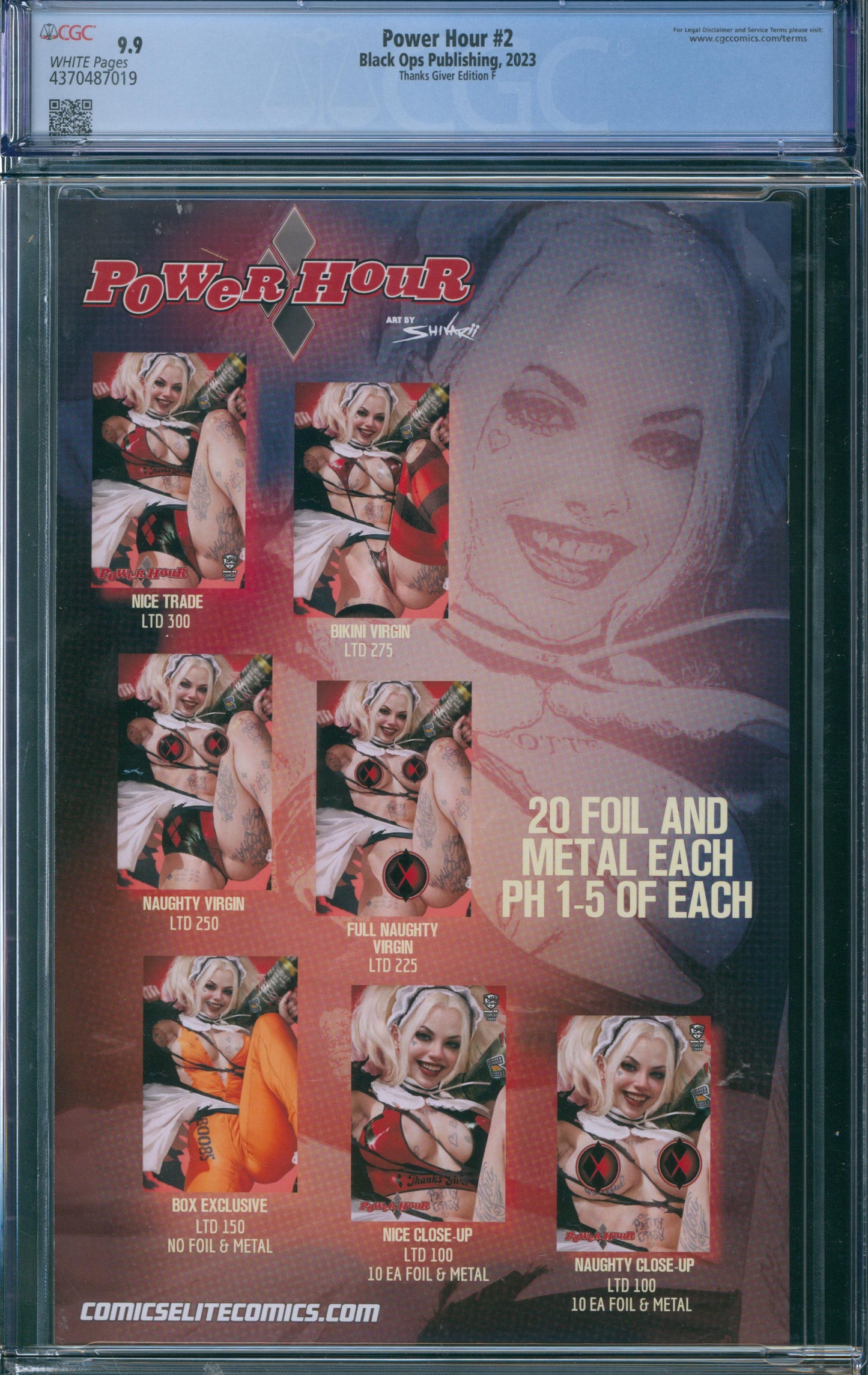 Power Hour #2 CGC 9.9 - Thanks Giver Edition F - 2023