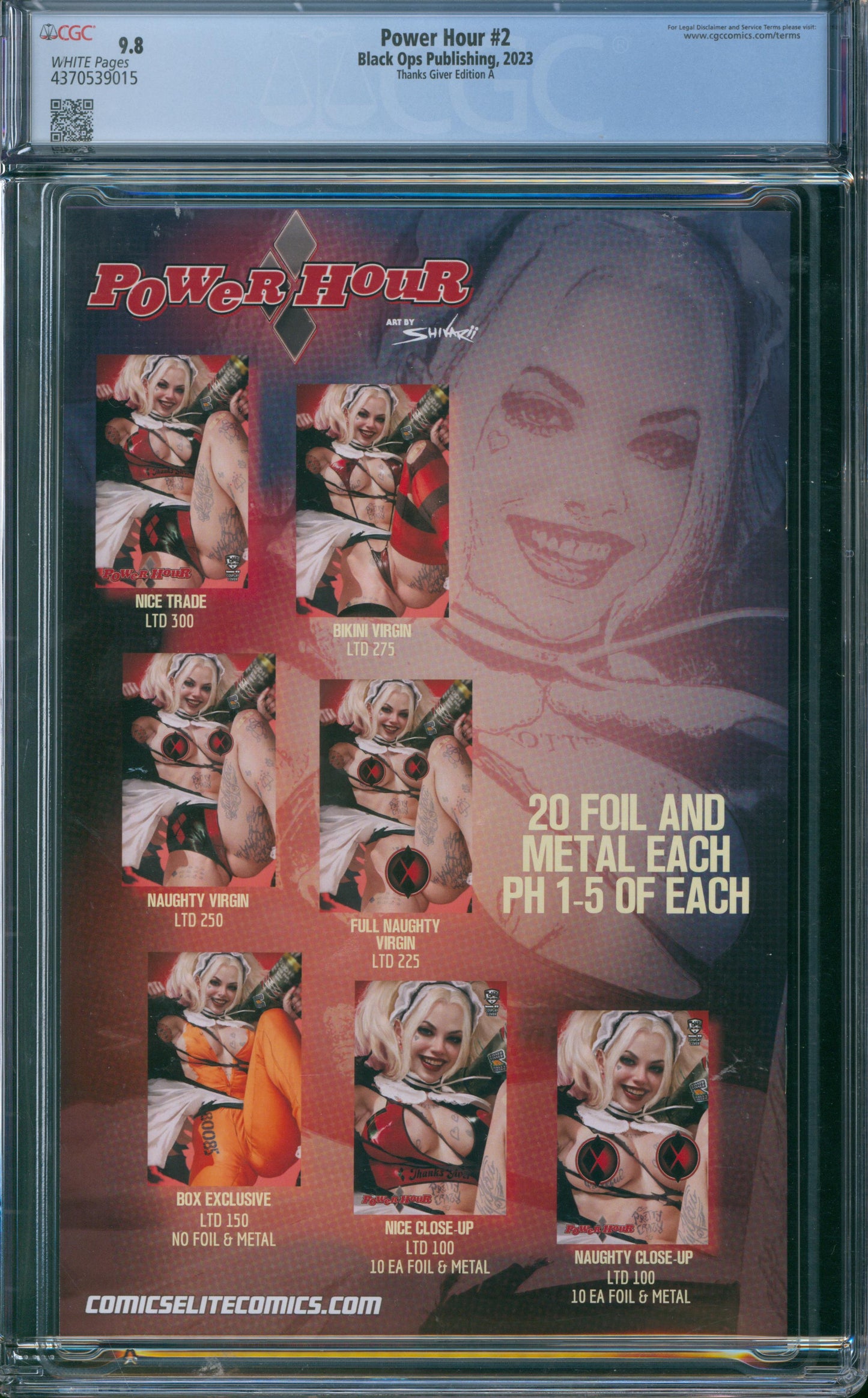 Power Hour #2 CGC 9.8 - Thanks Giver Edition A - 2023