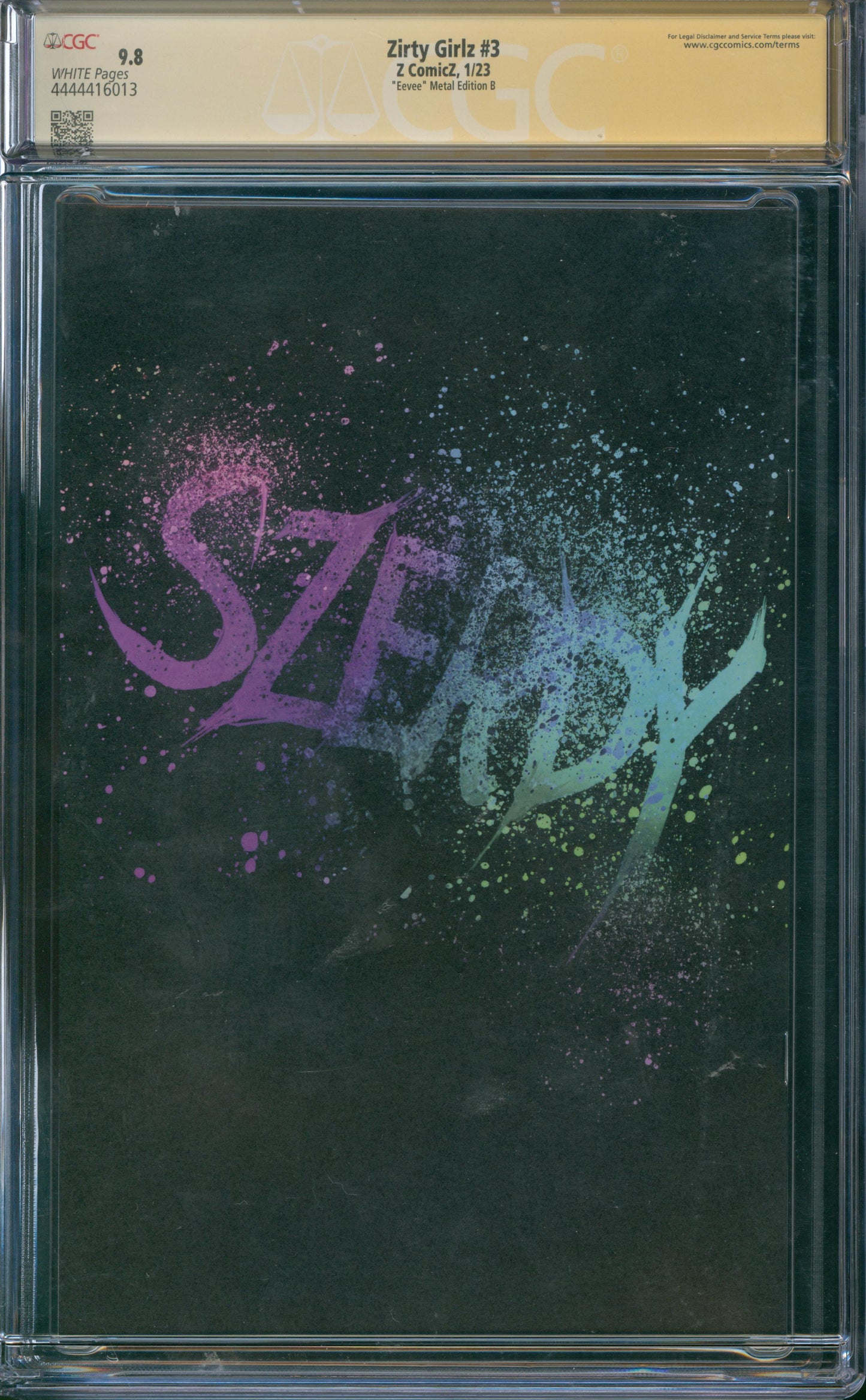 Zirty Girlz #3 CGC 9.8 - "Eevee" Metal Edition B - SIGNED BY RYAN KINCAID  - 2023