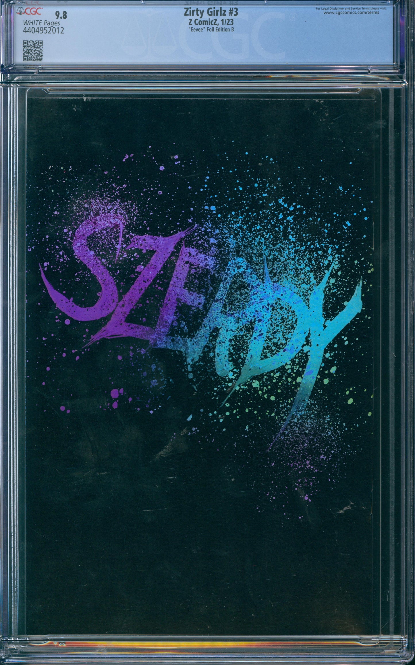 Zirty Girlz #3 CGC 9.8 - "Eevee" Foil Edition B Virgin Cover - 2023