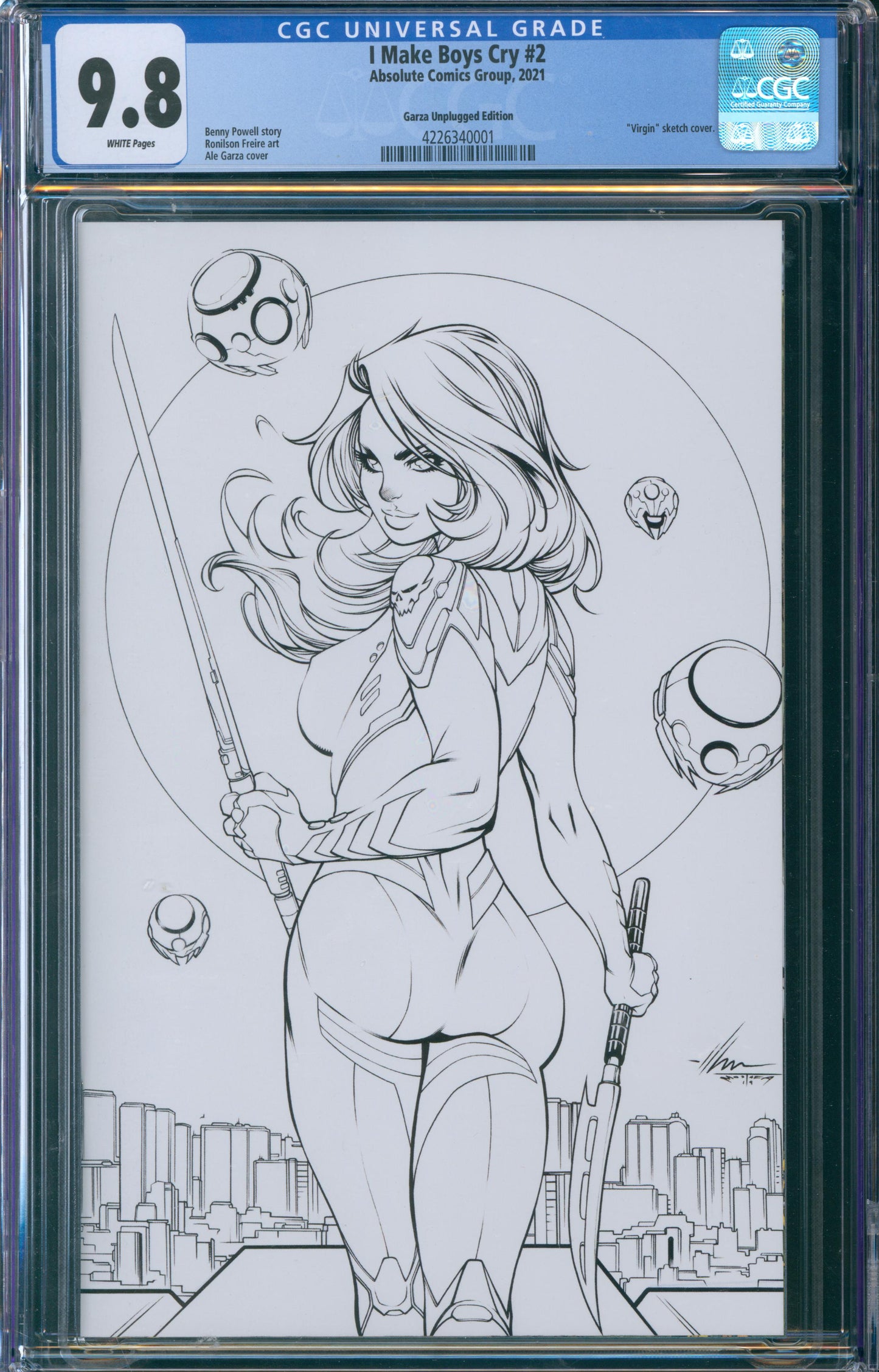 I Make Boys Cry #2 CGC 9.8 - Garza Unplugged Edition Virgin Cover - 2021