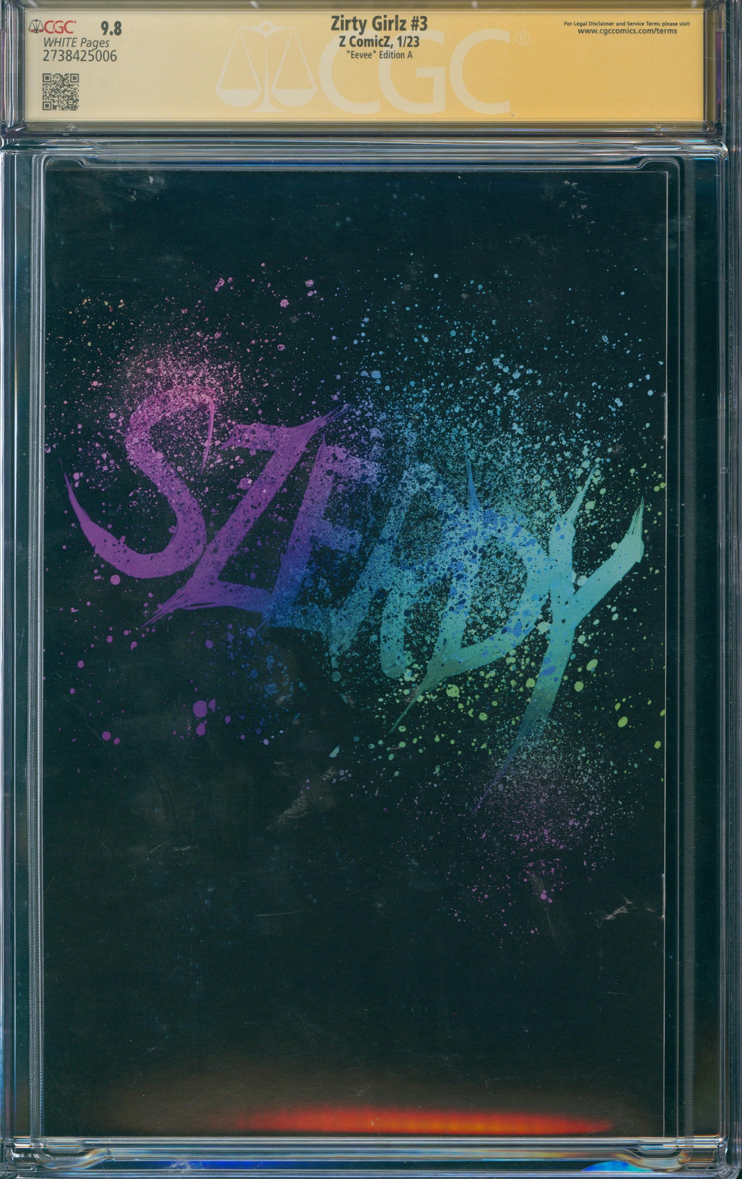Zirty Girlz #3 CGC 9.8 - "Eevee" Edition A - SIGNED & SKETCH BY RYAN KINCAID & NATHAN SZERDY
