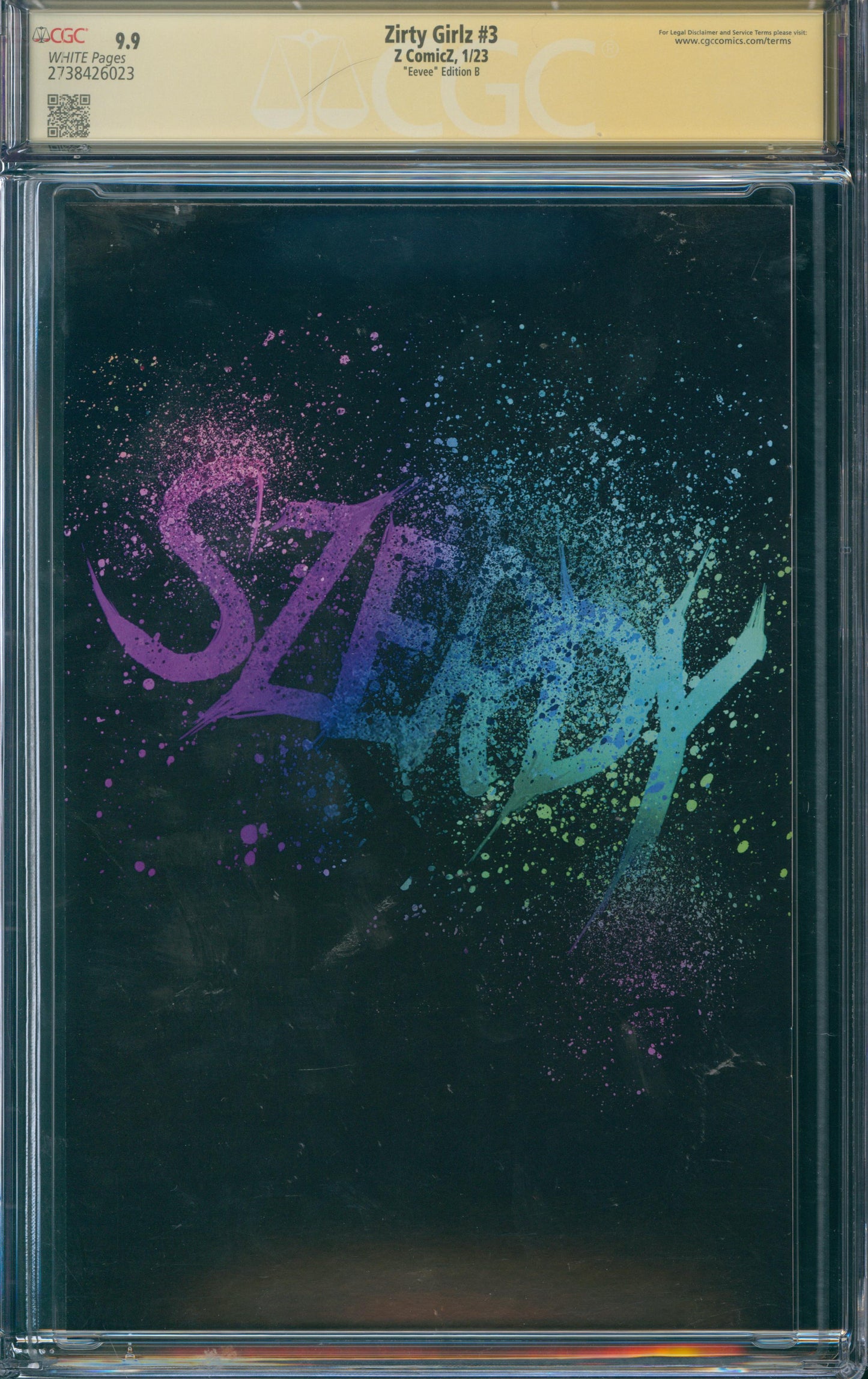 Zirty Girlz #3 CGC 9.9 - "Eevee" Edition B - SIGNED BY RYAN KINCAID & NATHAN SZERDY