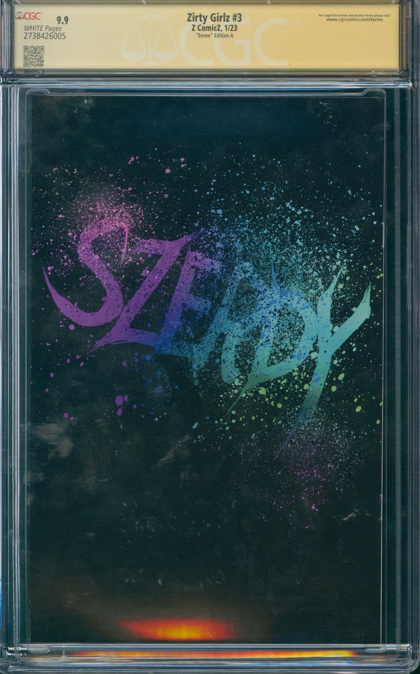 Zirty Girlz #3 CGC 9.9 - "Eevee" Edition A - SIGNED BY RYAN KINCAID & NATHAN SZERDY