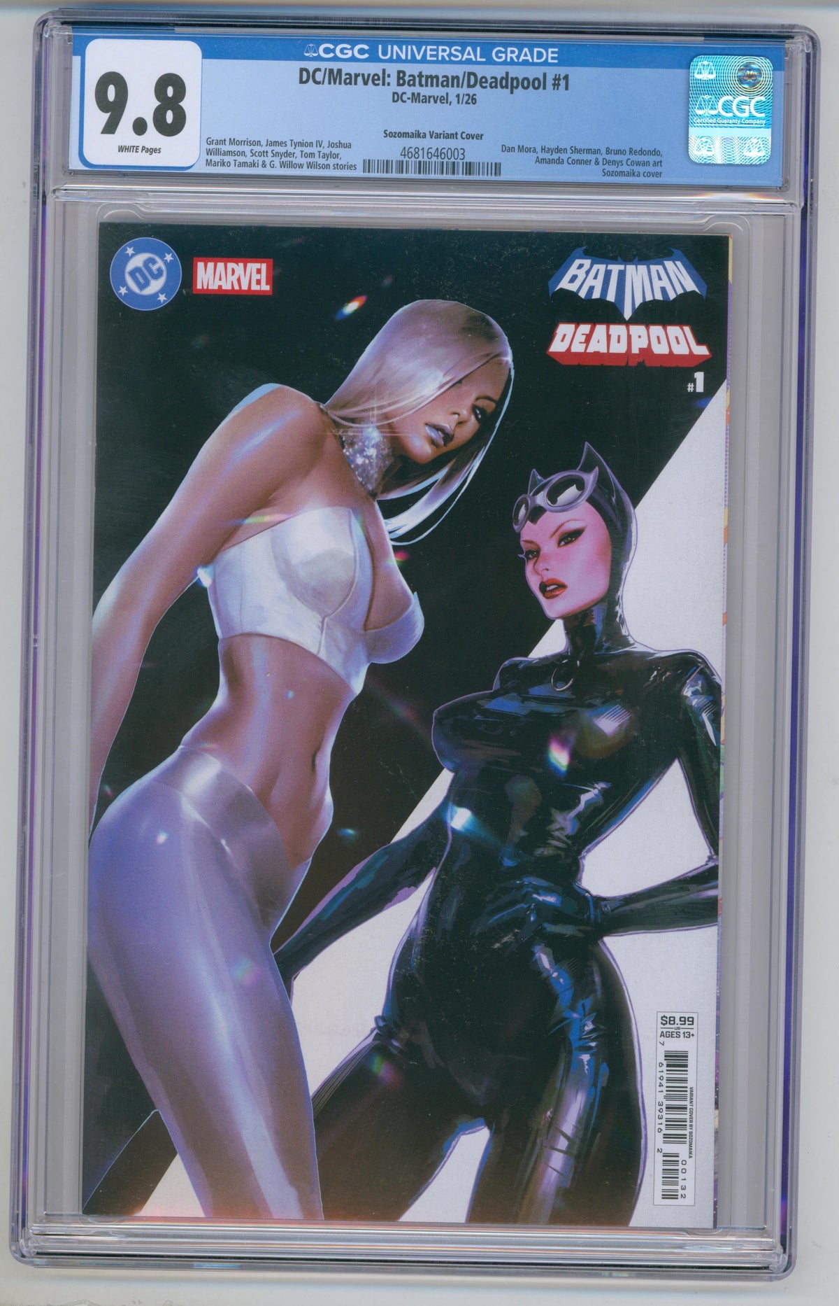 DC/Marvel: Batman/Deadpool #1 Sozomaika Variant Cover CGC Graded 9.8