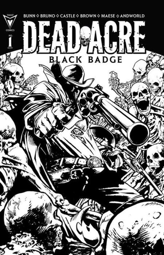 Dead Acre #1 Cover E Inc 1:4 (40) Nathan Gooden Black & White Variant