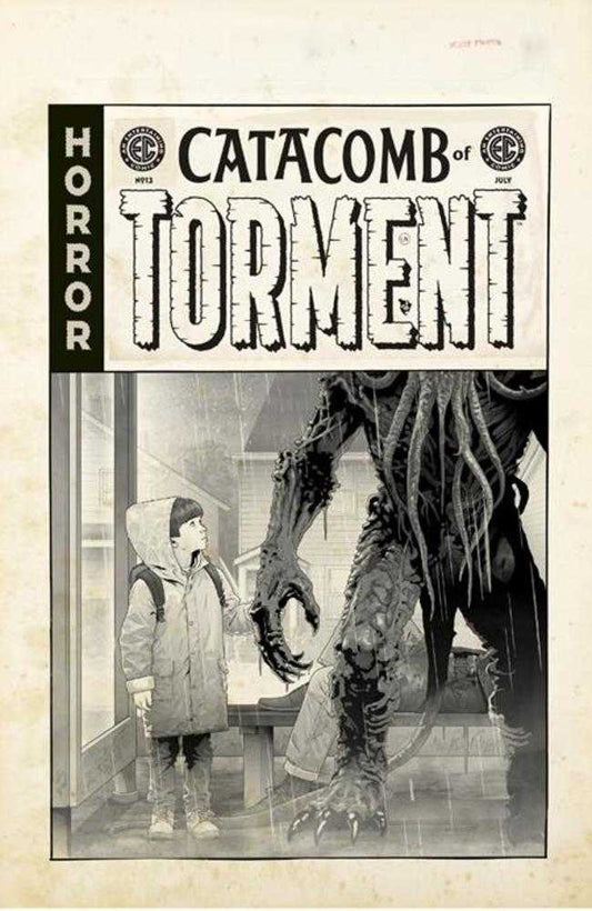 EC Catacomb Of Torment #13 Cover D Inc 1:20 Danny Luckert Black & White Artist Edition Variant