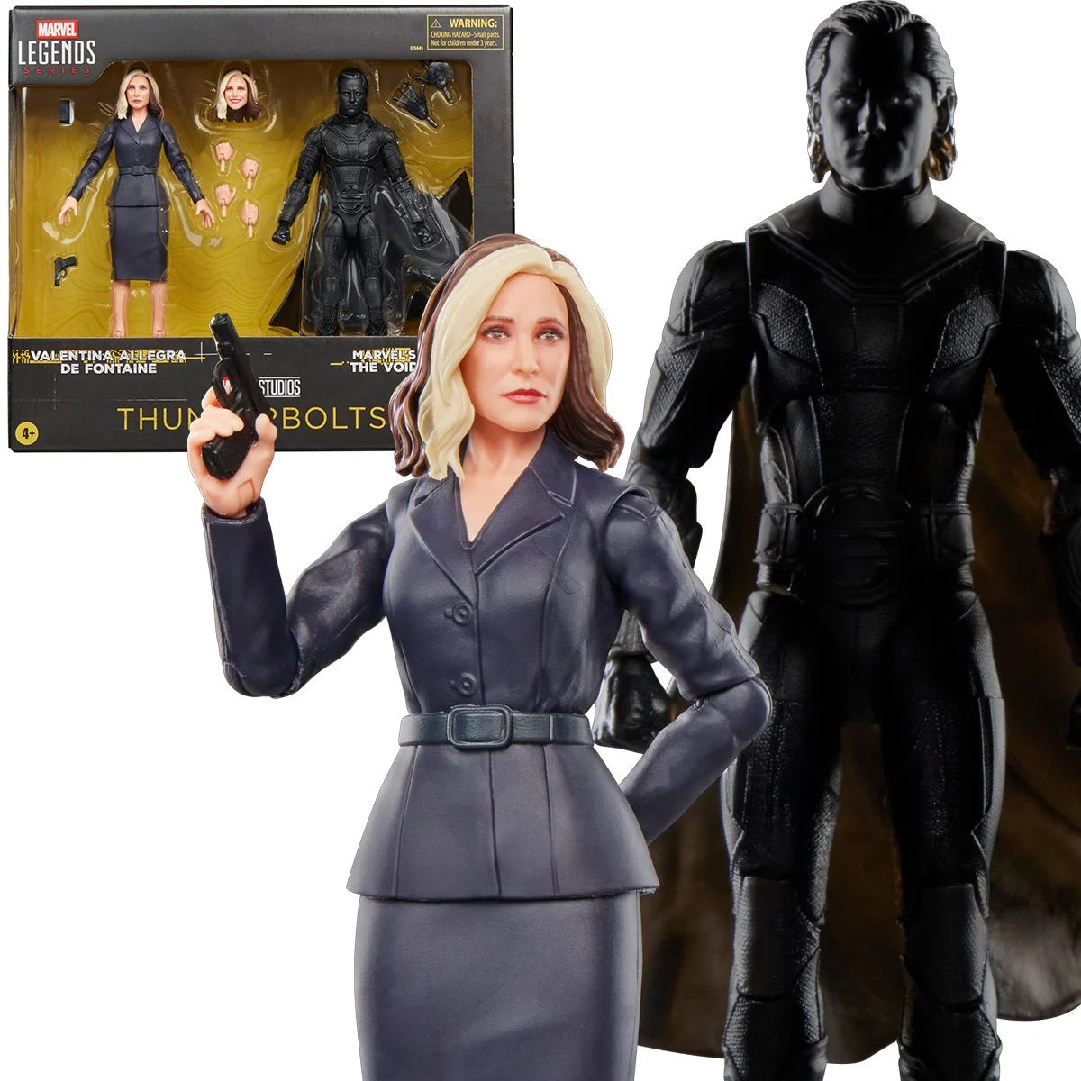 Thunderbolts Marvel Legends Series Valentina Allegra de Fontaine and The Void 6-Inch Action Figures