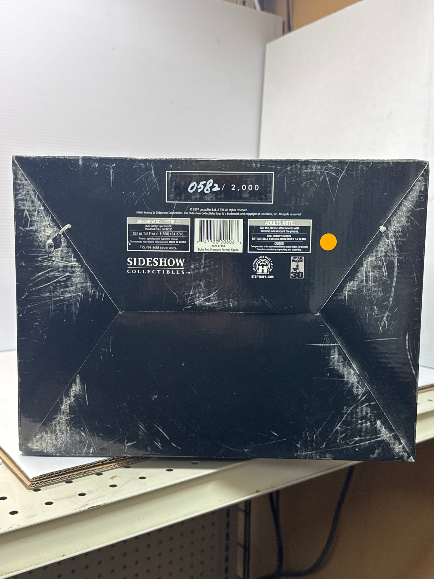 Sideshow Collectibles Exclusive BOBA FETT Premium Format Figure #0582/2000