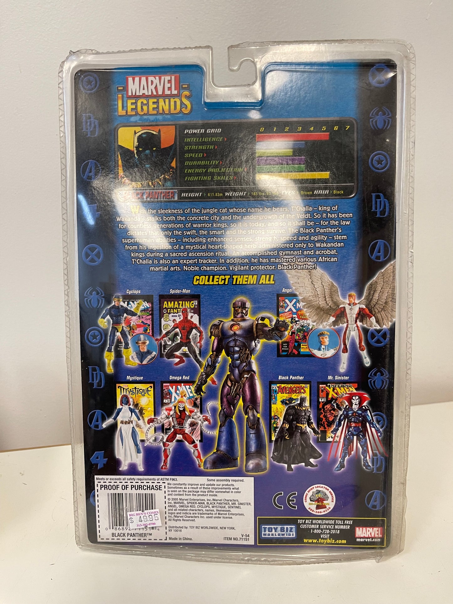 Marvel Legends Sentinel Series Black Panther