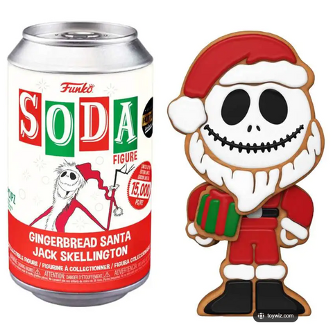 Funko Soda Pop! GINGERBREAD SANTA JACK SKELLINGTON Nightmare Before Christmas