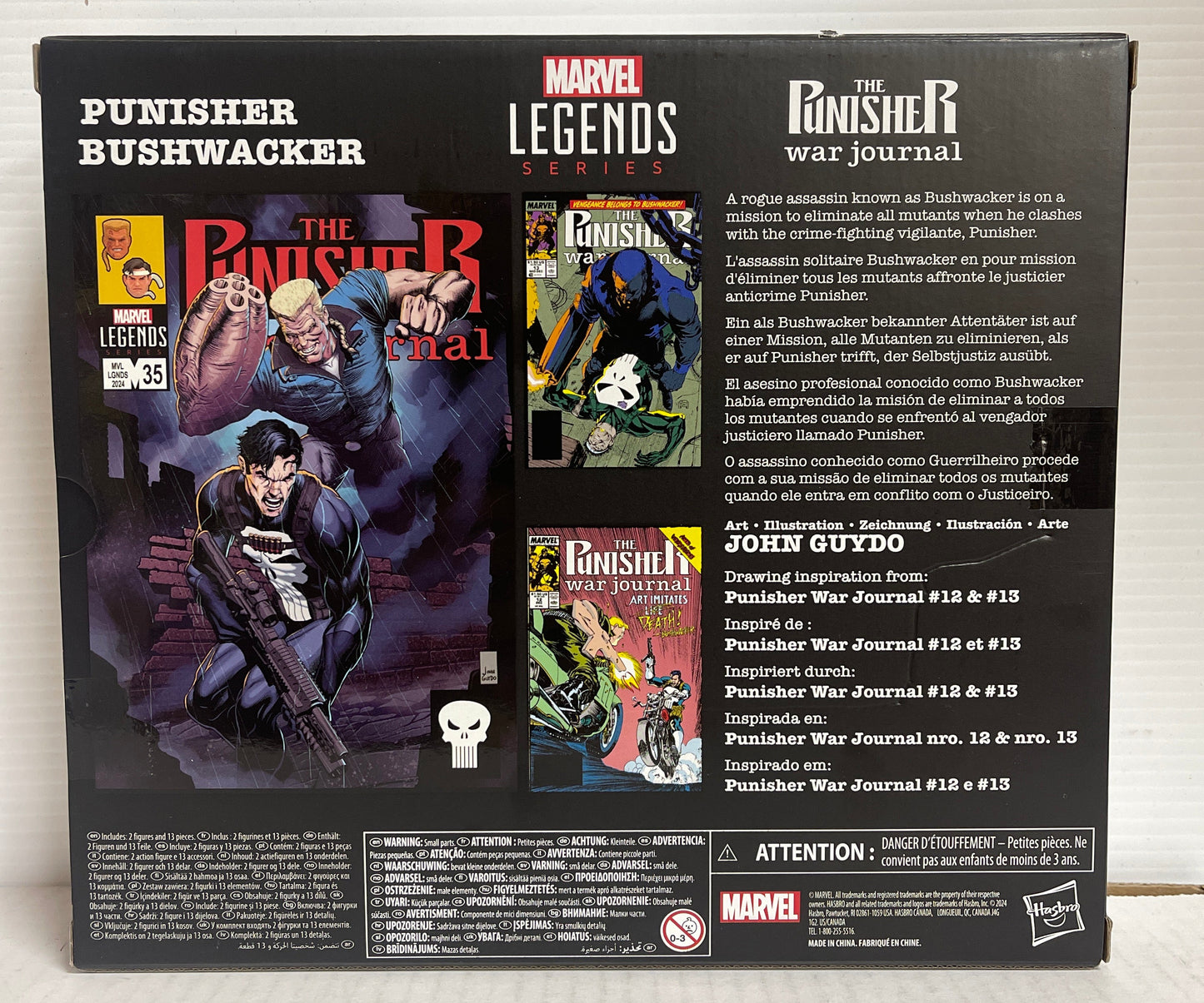 NEW Marvel Legends Punisher & Bushwacker 2 Pack The Punisher War Journal