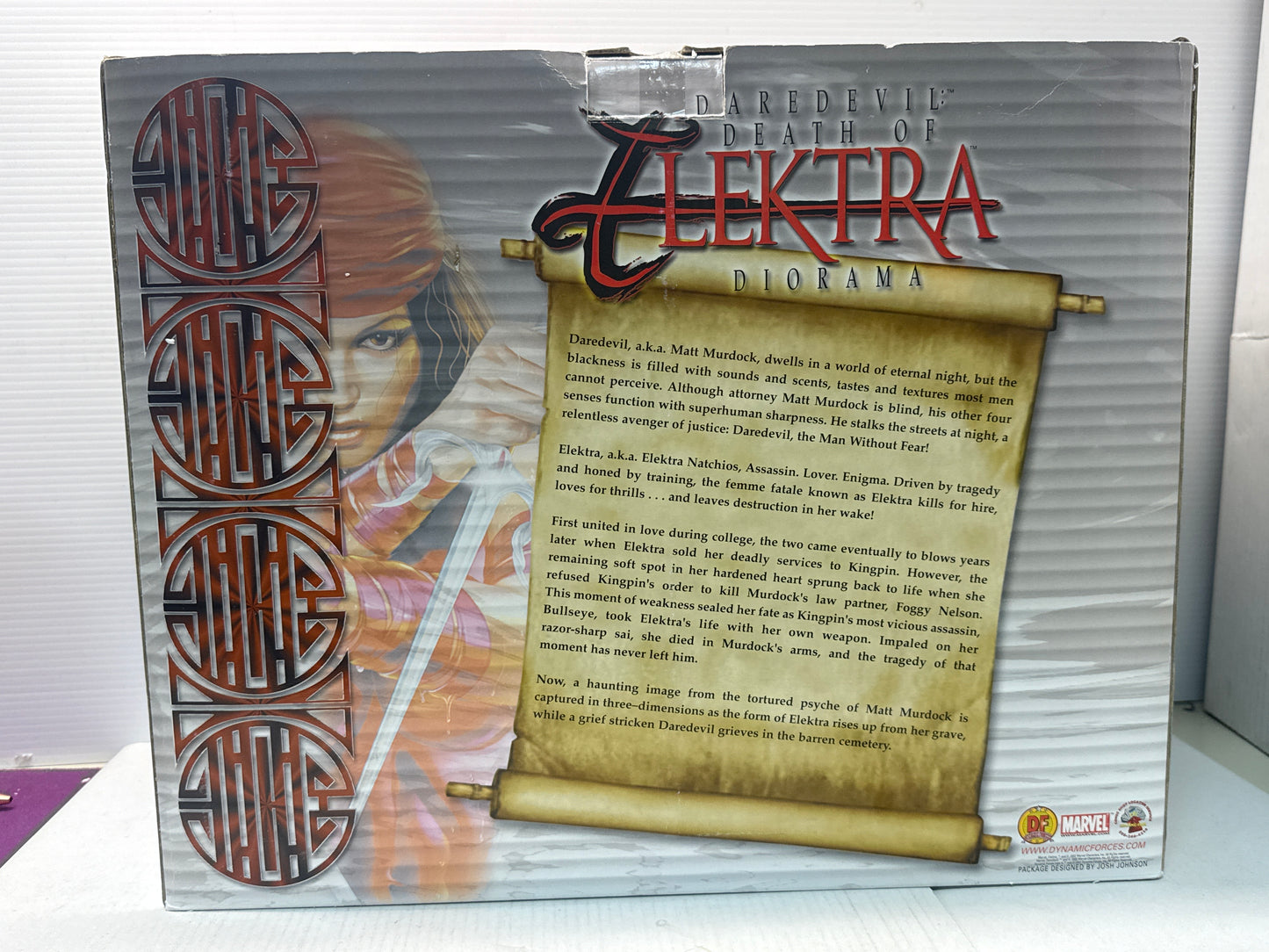 Daredevil Death of Elektra Diorama 1:6 Scale 0451/1982