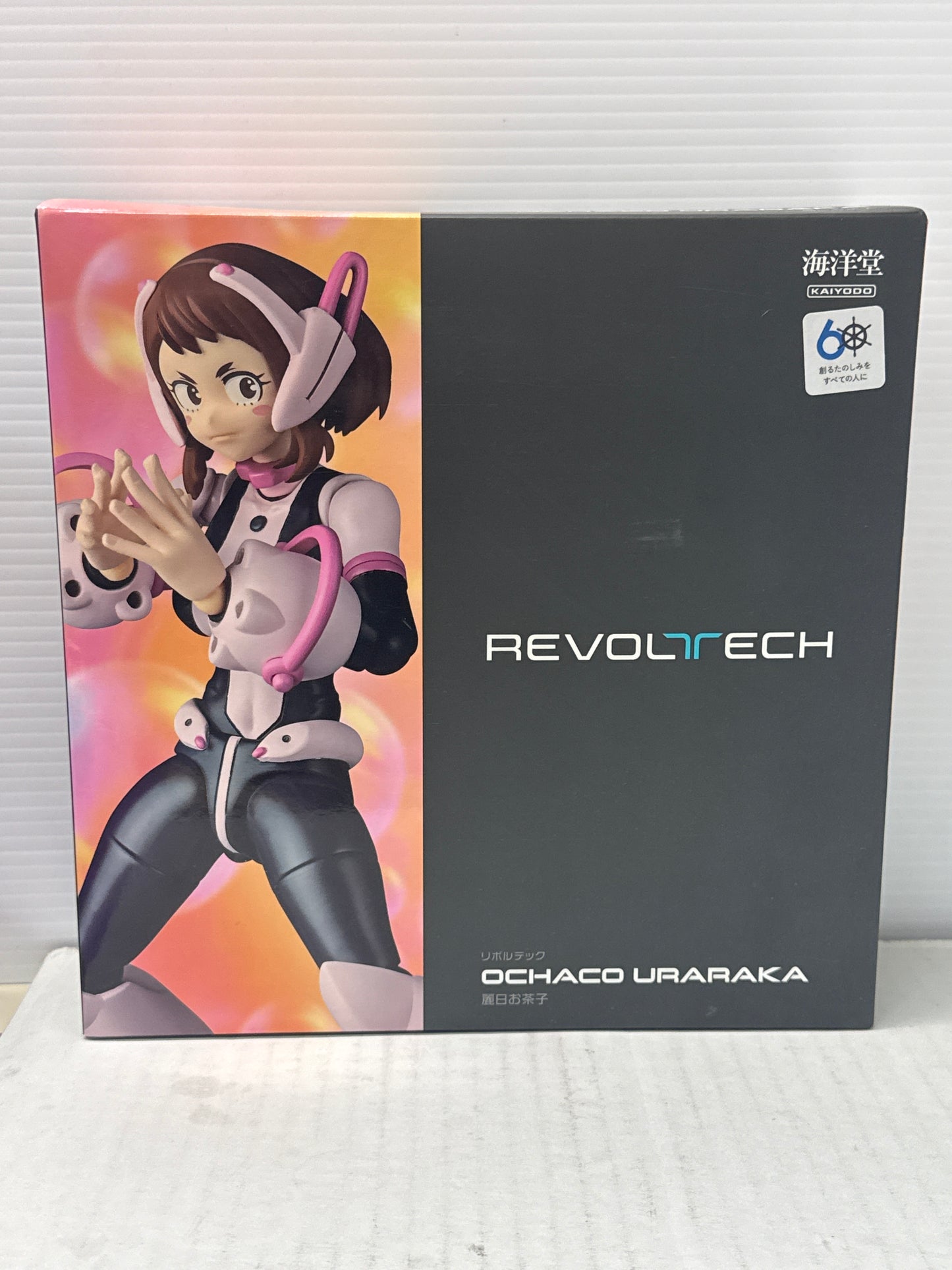 OPEN BOX MISSING STAND - KAIYODO REVOLTECH MY HERO ACADEMIA OCHACO URARAKA
